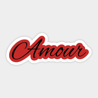 Amour Sticker